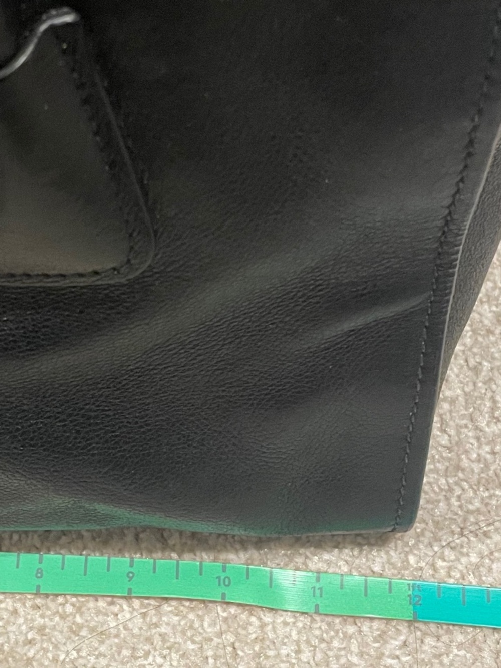 Prada Black Vitello Daino Trapeze tote - Picture 10 of 12
